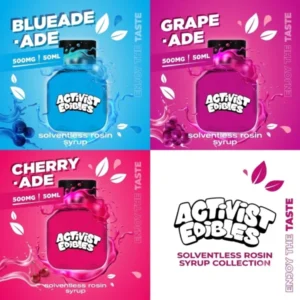 Activist Edibles Solventless Rosin Syrups